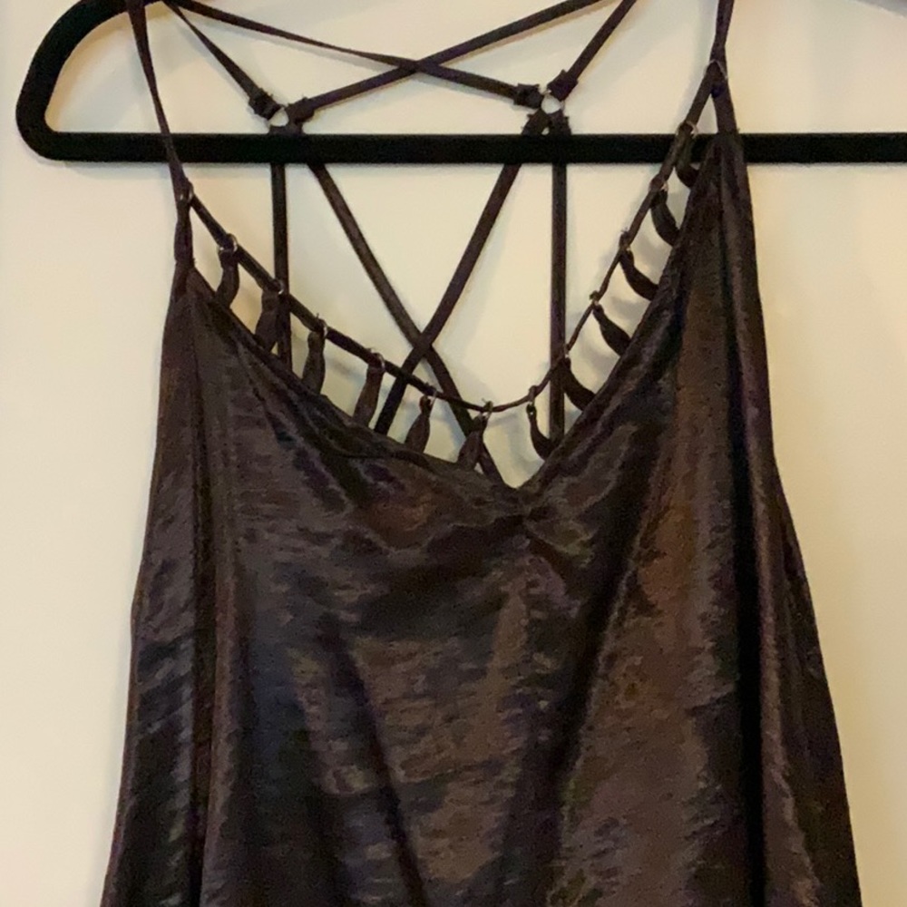 Free people dark purple camisole NWT size sm